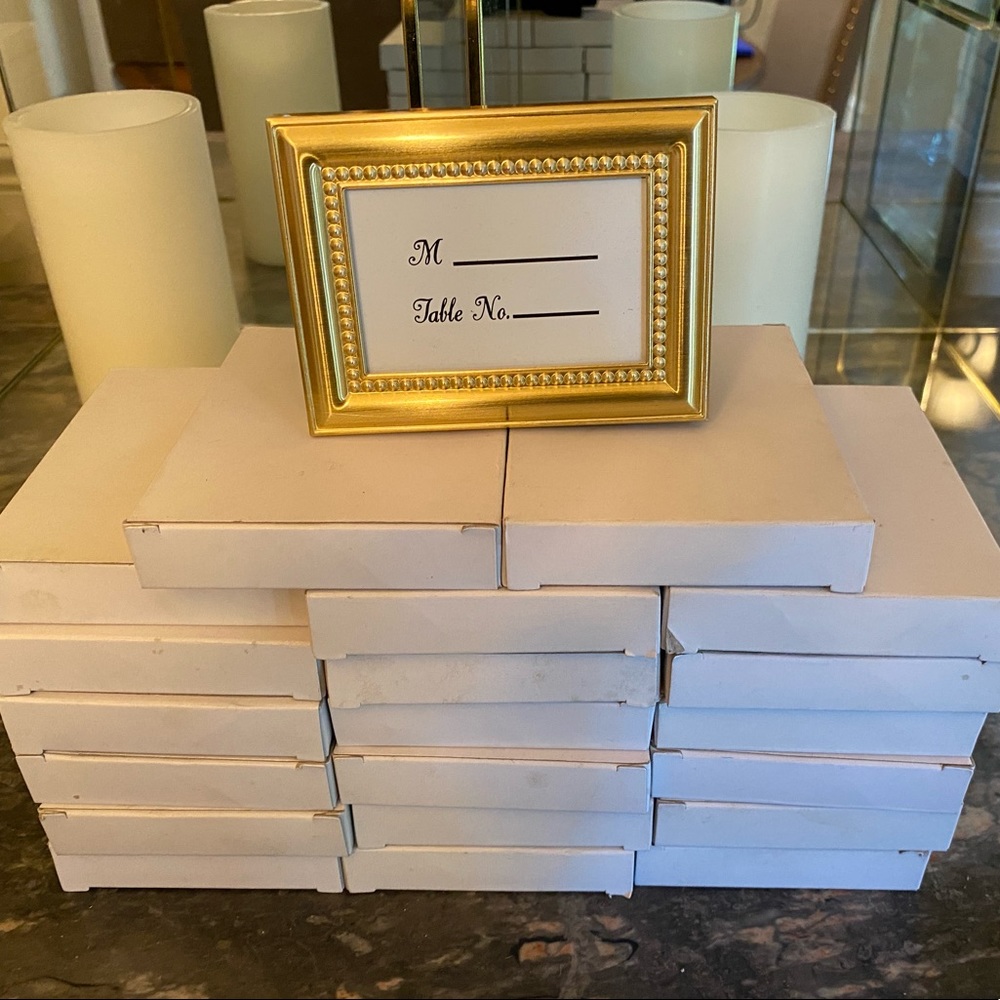 Wedding Party Favors Frames Seating Chart Cards Lot New Unused
